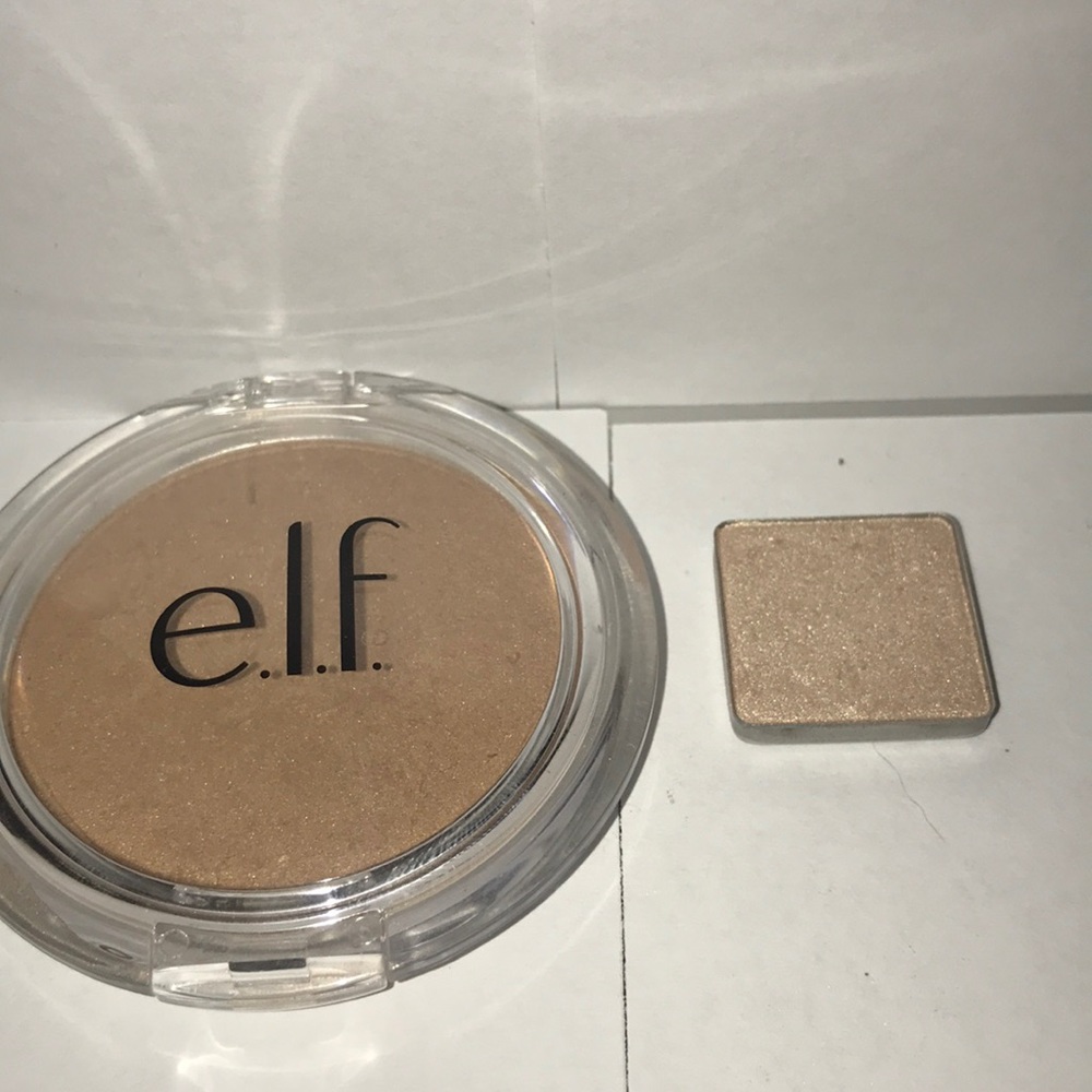 Urban Decay Highlighter and e.l.f bronzer duo